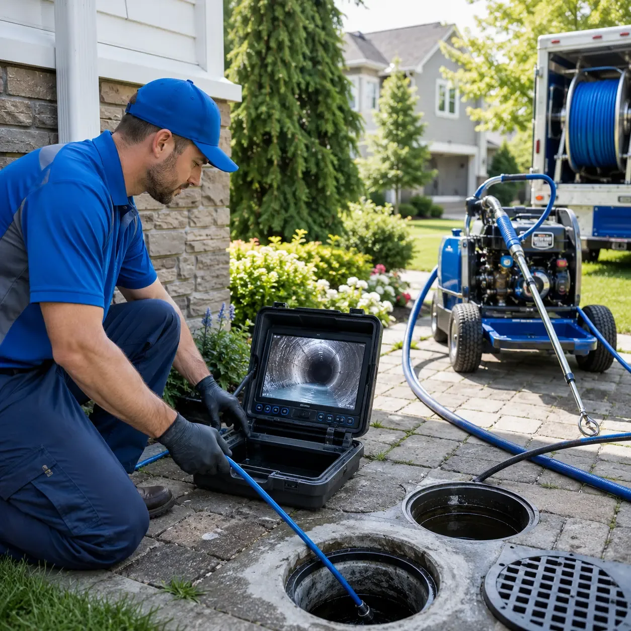 Outdoor drain cleaning professionals serving Camden, NJ